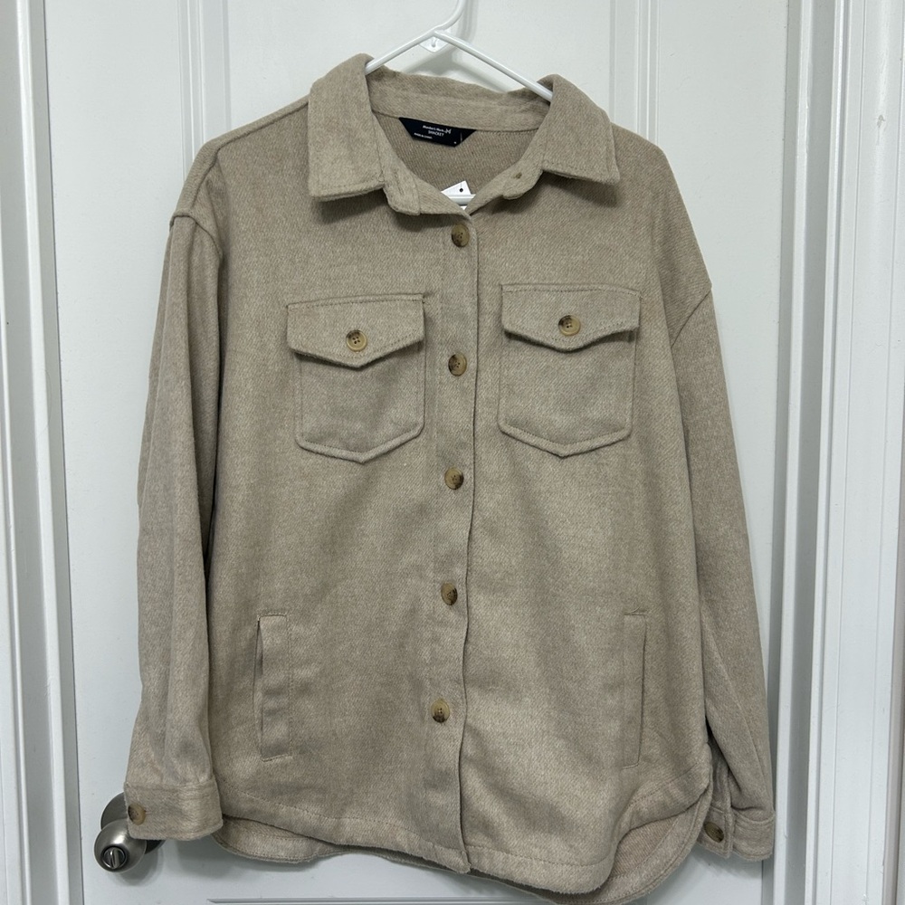 NWT Member’s Mark Women's Tan Medium Shacket